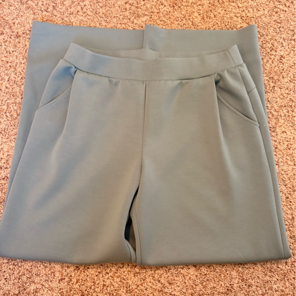 Zella Seafoam Green Wide Leg Pants - Picture 4 of 7